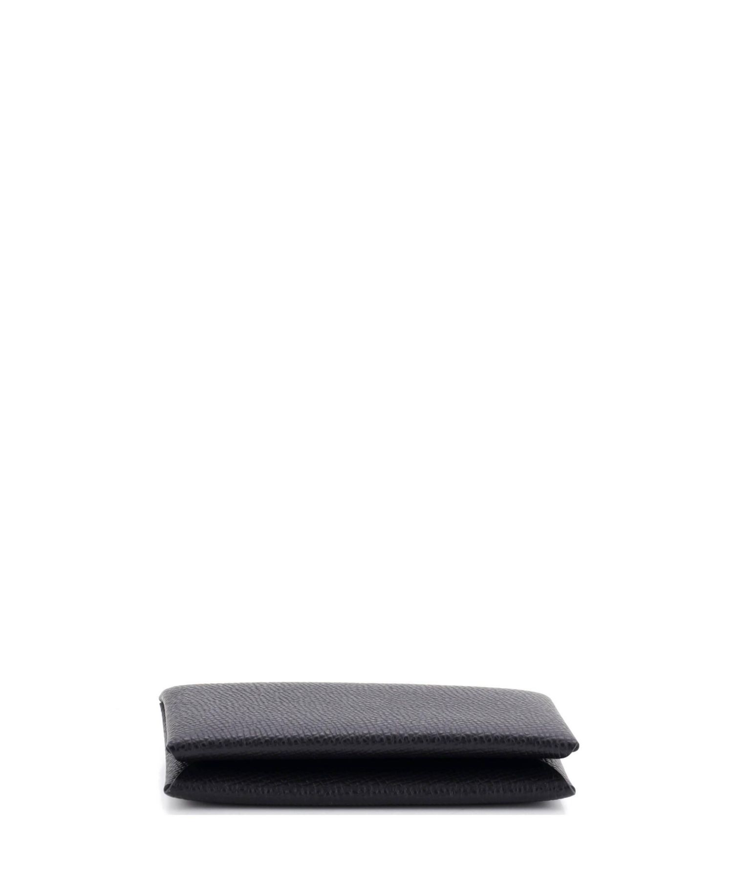 Pre-Owned Hermes Calvi Duo Card Holder Epsom