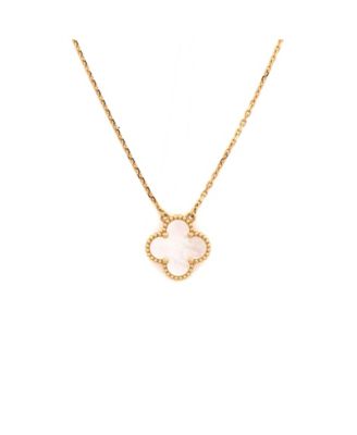 Pre-Owned Van Cleef and Arpels Vintage Alhambra Pendant Necklace