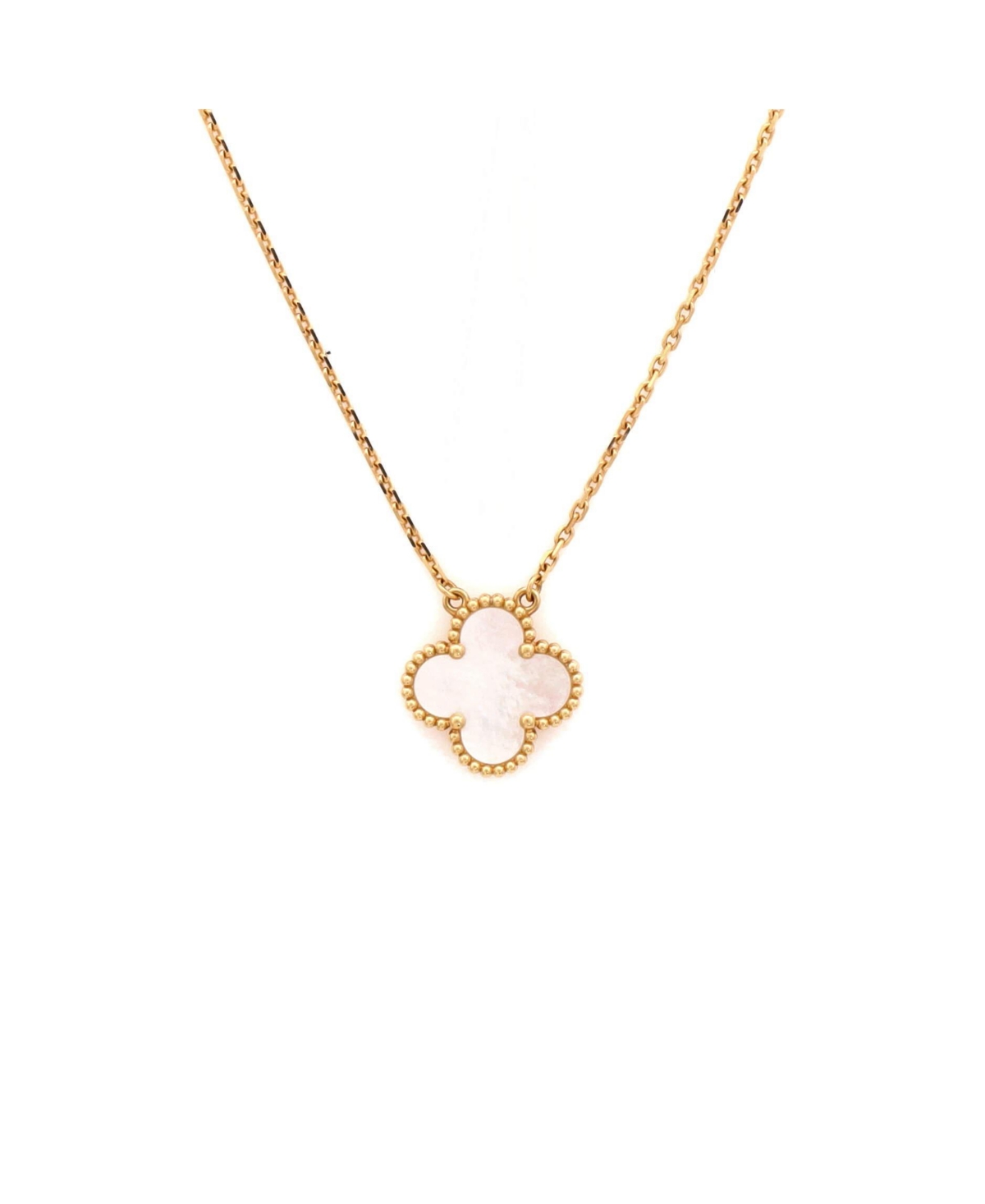 Pre-Owned Van Cleef and Arpels Vintage Alhambra Pendant Necklace - 18k yellow gold