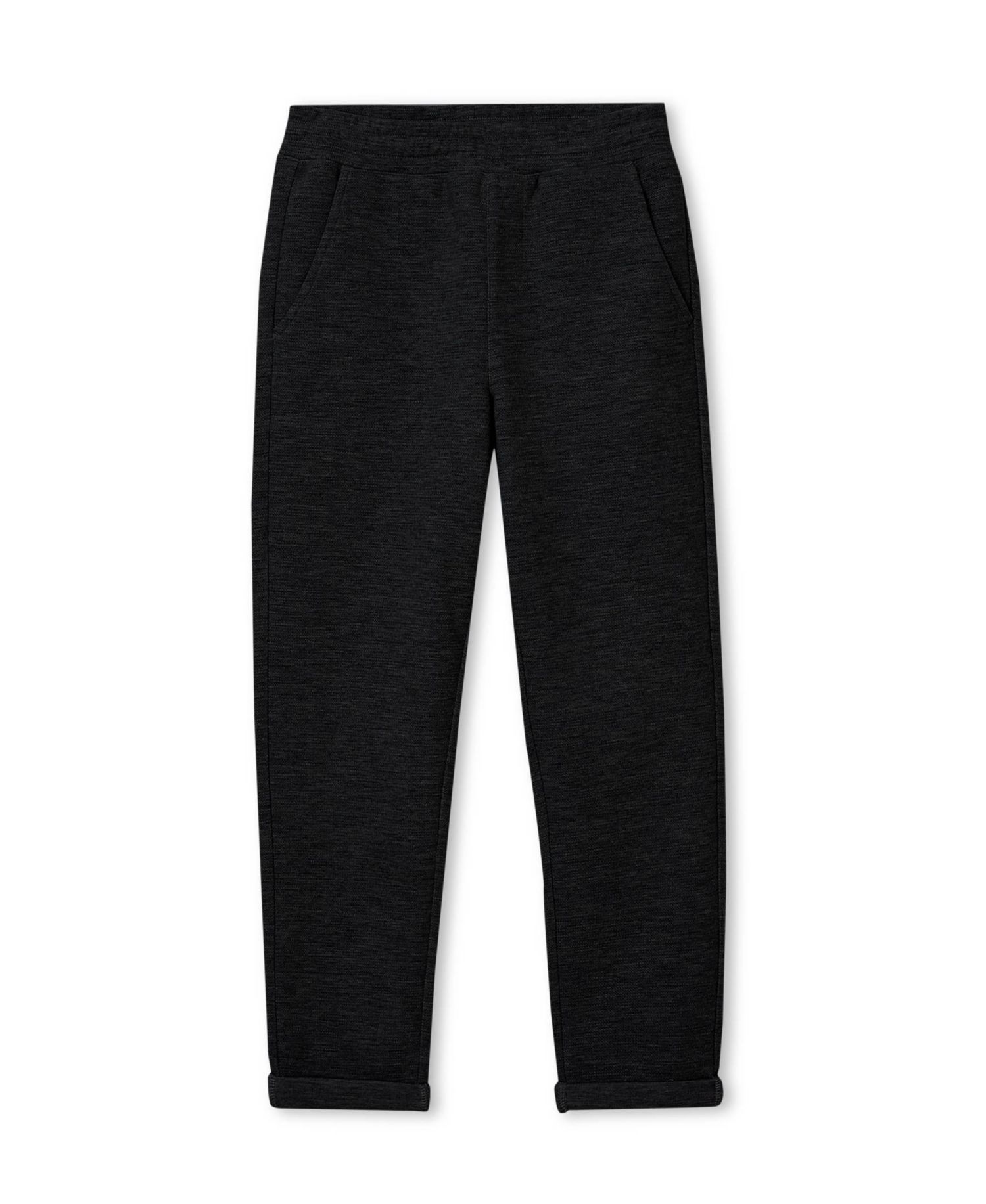 Boys Iron Knee Texture Knit Pants