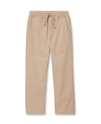 Boys Iron Knee Stretch Jersey Lined Pull On Pants