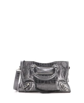 Small City Classic Studs Bag Embossed Leather