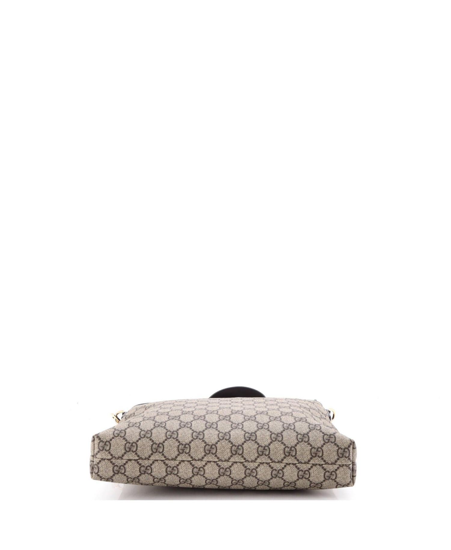 Medium Zip Top Messenger Bag GG Coated Canvas