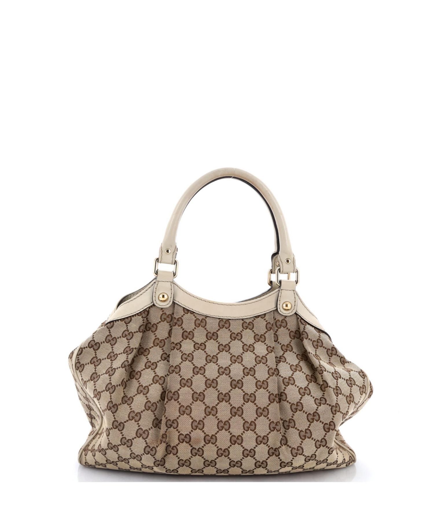 Medium Sukey Tote GG Canvas with Leather