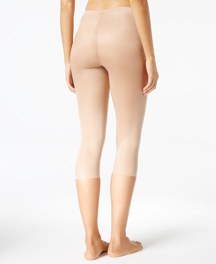 Spanx Skinny Britches Cropped Stretch Leggings in Natural