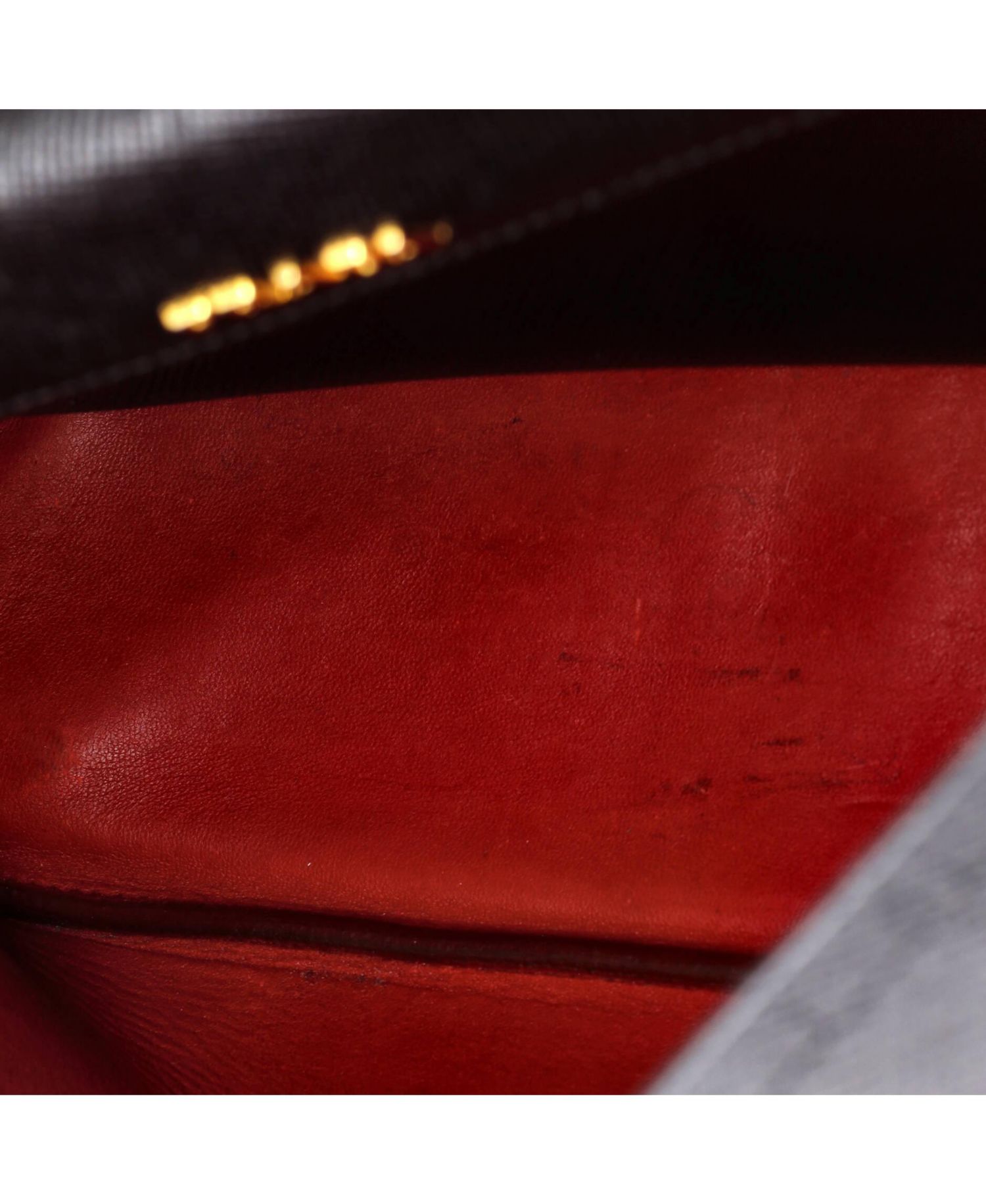 Medium Cuir Double Tote Saffiano Leather