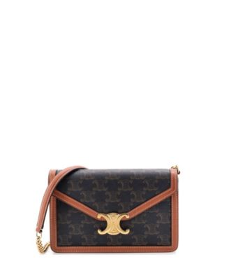 Margo Triomphe Wallet on Chain Triomphe Coated Canvas