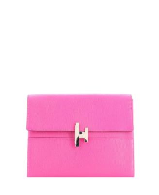 Pre-Owned Hermes Cinhetic Clutch Chevre Mysore
