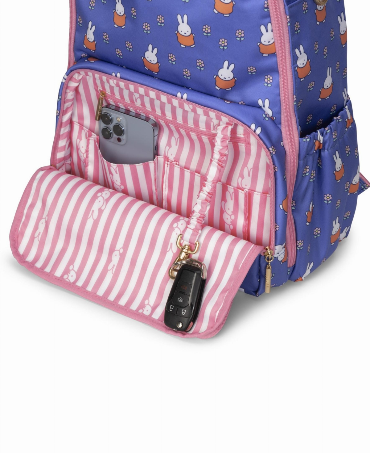 JuJuBe Girls' Miffy Be Light in Flower Diaper Backpack