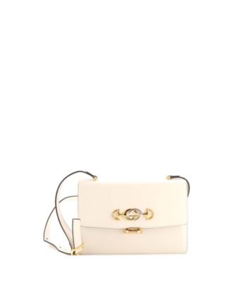 Small Zumi Flap Shoulder Bag Leather