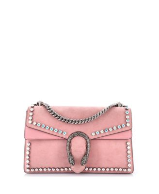 Small Dionysus Bag Crystal Embellished Suede