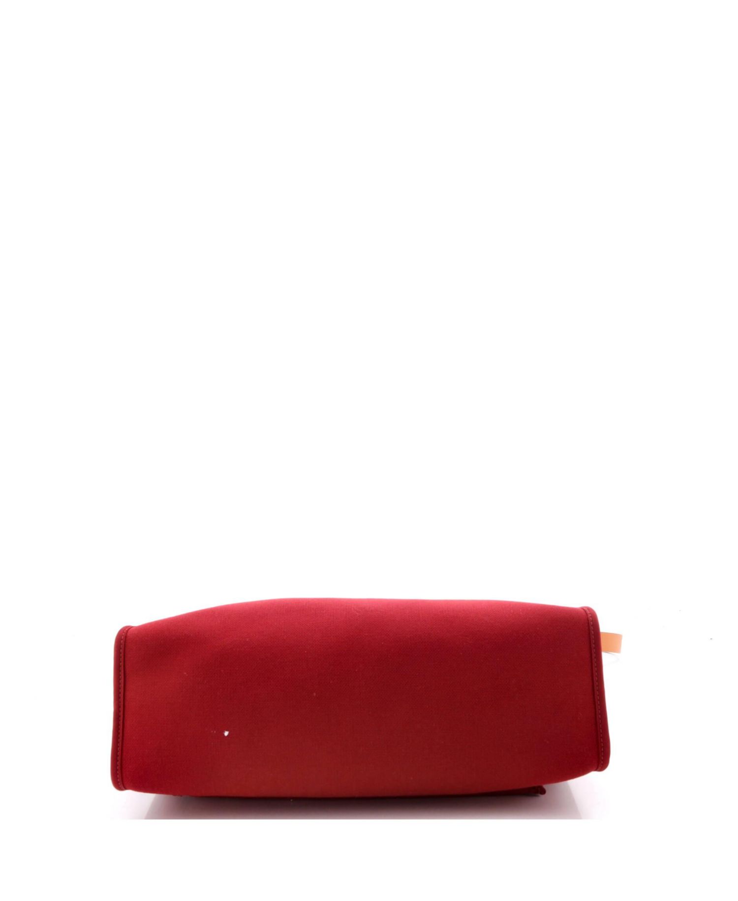 Pre-Owned Hermes 31 Herbag Zip Leather and Toile
