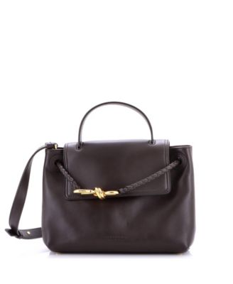 Small Ciao Ciao Top Handle Bag Leather with Intrecciato Detail