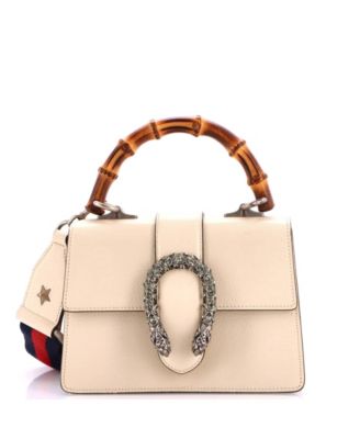 Mini Dionysus Bamboo Top Handle Bag Leather