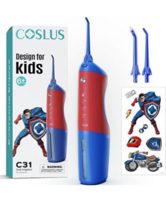 C31 Kids Water Flosser  4 modes, ages 6 Plus, safe and waterproof. Portable, rechargeable