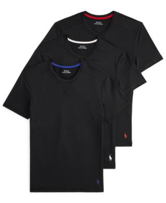 Men's Performance Sport Crewneck Undershirt, 3-Pack