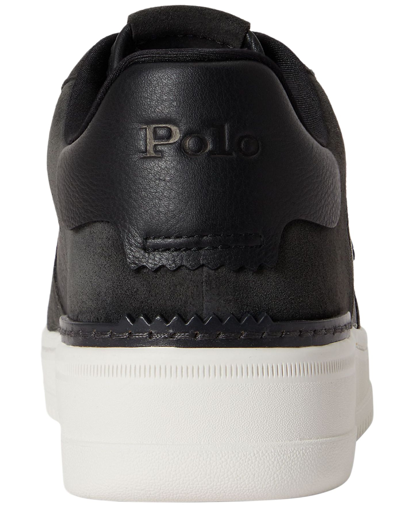 Мужские кроссовки Polo Ralph Lauren Masters Court, цвет: Чёрный — фото 3