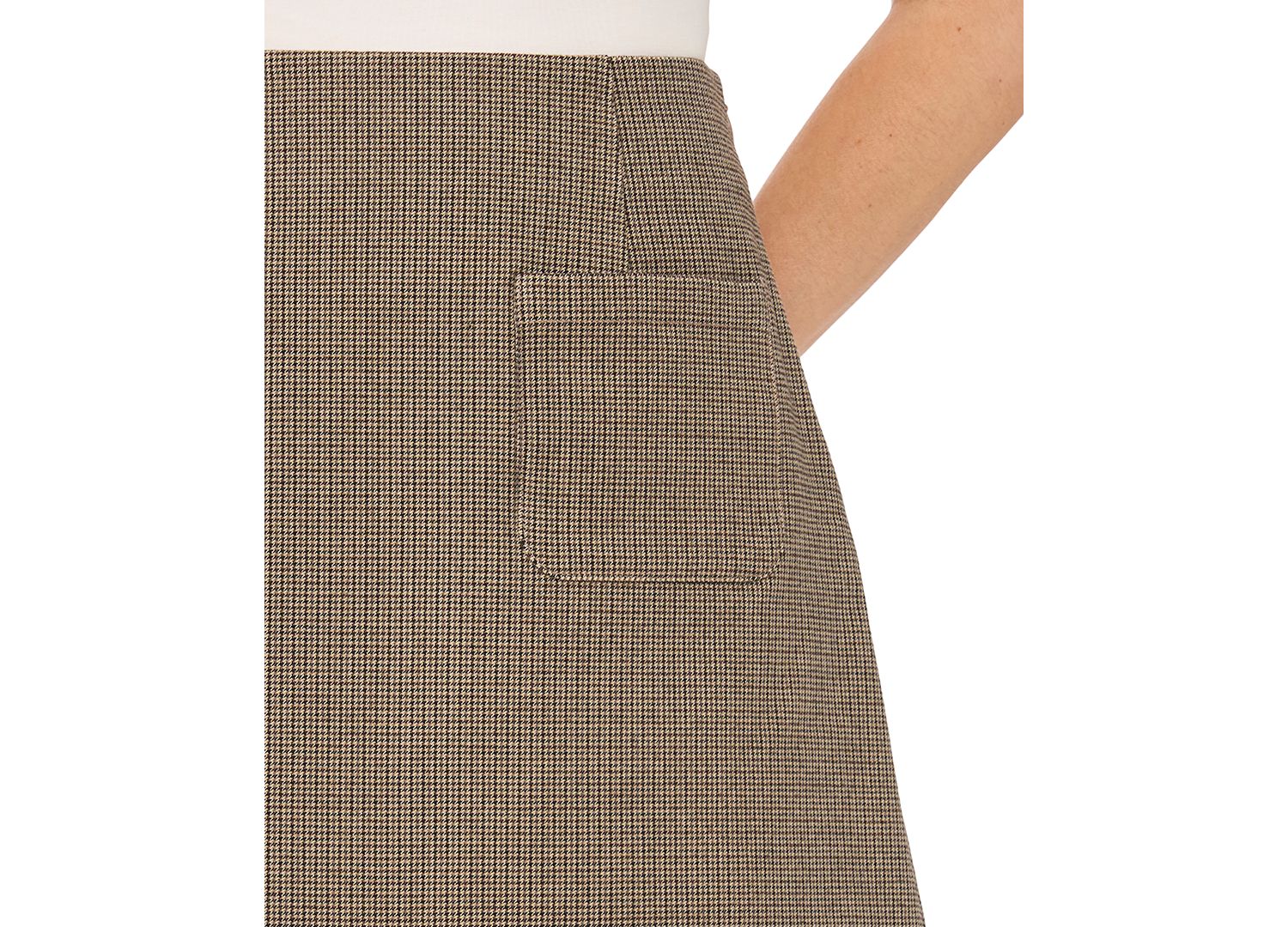 Women's Plaid High-Waisted Mini Skirt