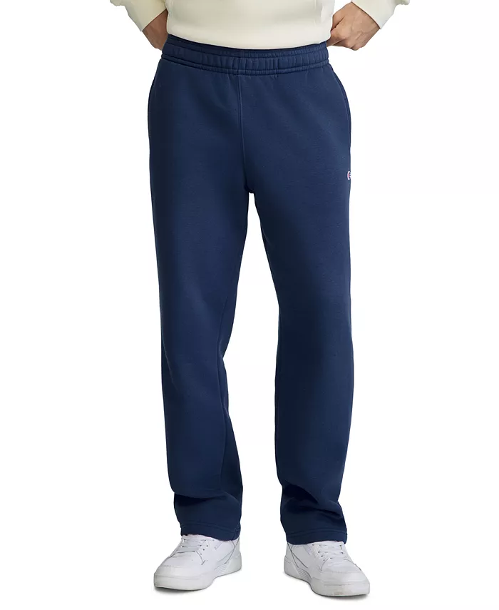 Men's Powerblend Open-Bottom Fleece Sweatpants - thumbnail 9