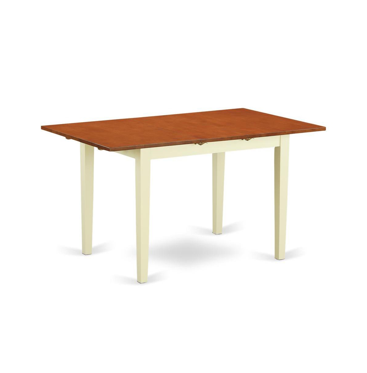 East West Furniture Dining Room Set, NODA5-bmk-w