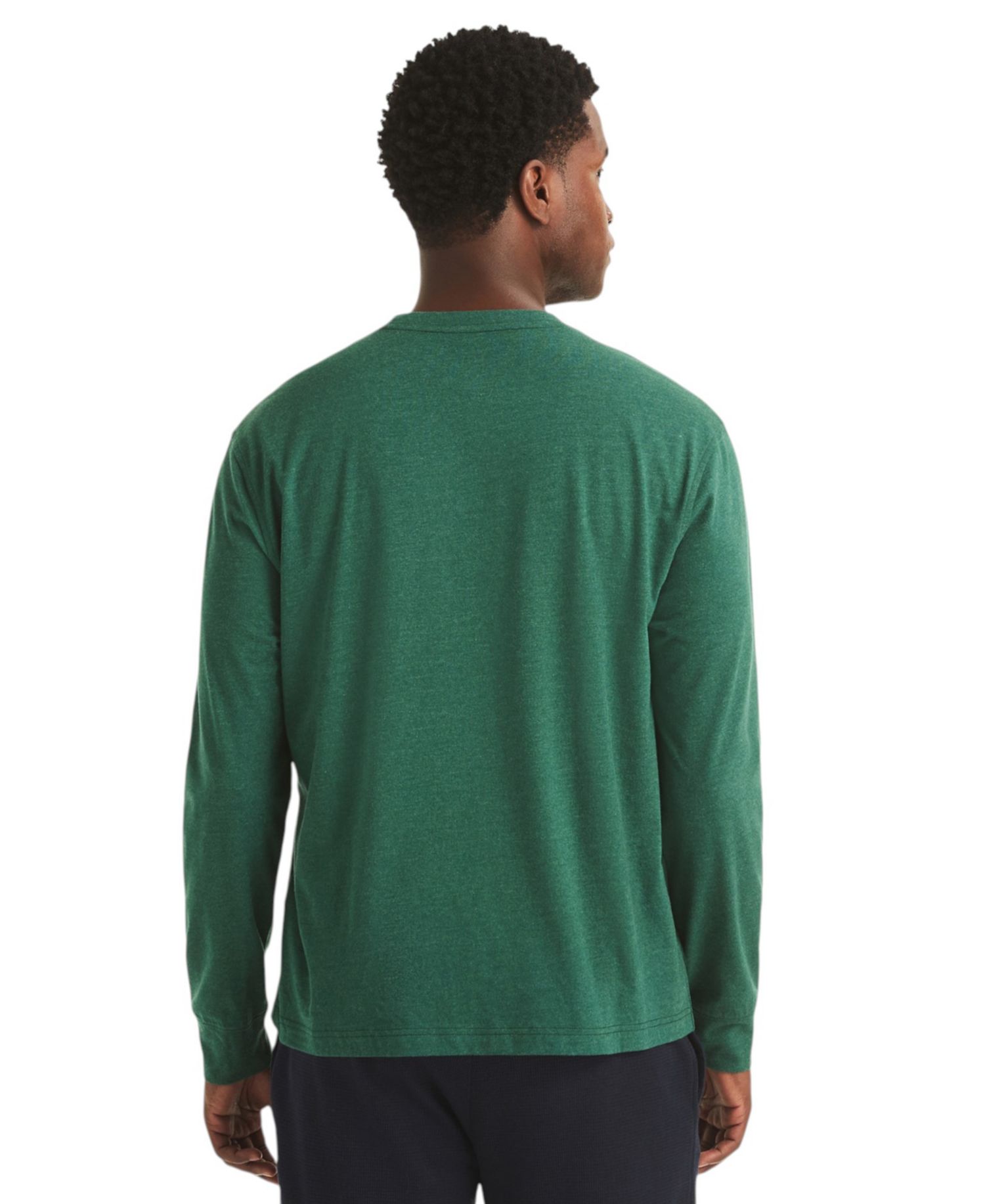 Men's Long-Sleeve Crewneck Pajama T-Shirt