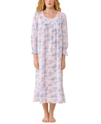 Women's Long-Sleeve Scoop Neck Ankle-Length Ballet Nightgown