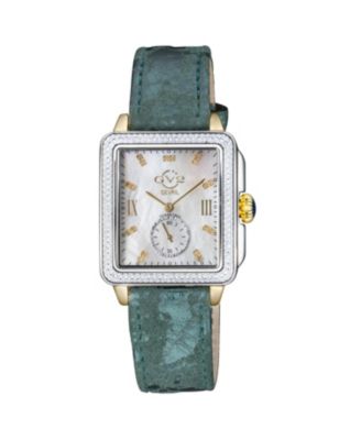 Women's Bari Tortoise Swiss Quartz Italian Leather Strap Diamond Watch