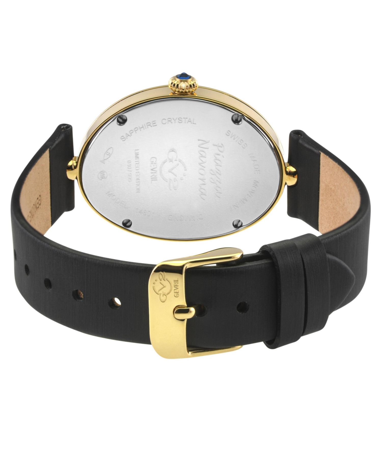 Women's Piazza Navona Swiss Quartz Italian Leather Strap Diamond Watch