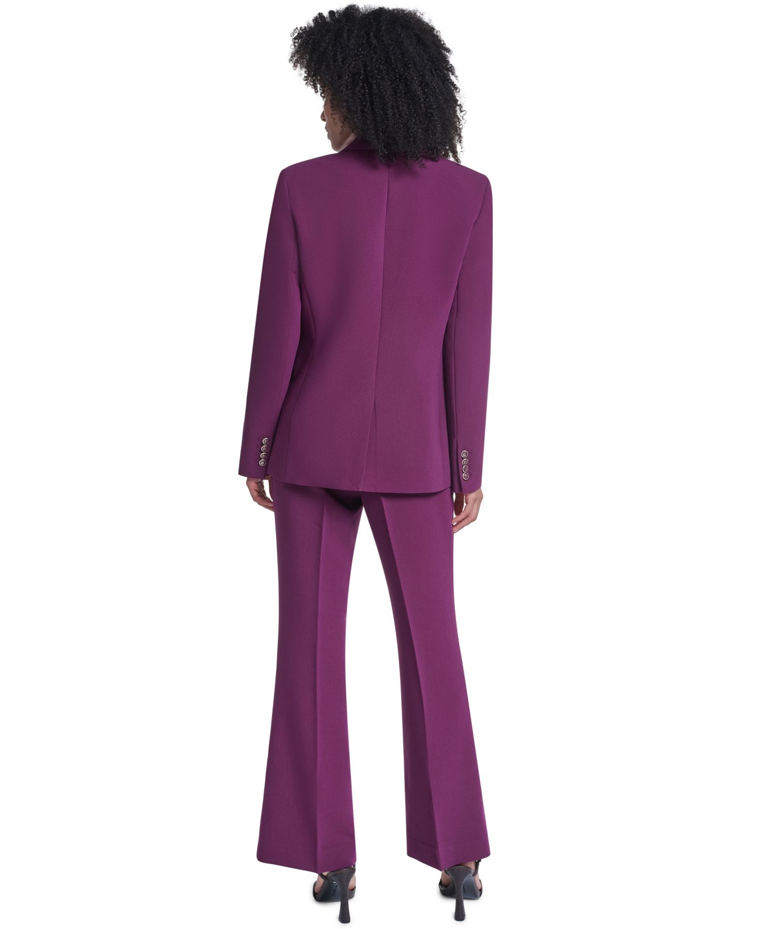Women's Notch Collar One-Button Blazer