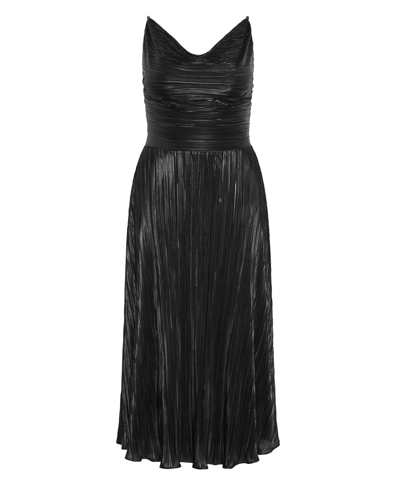 Women's Kamila Cowl Neck Metallic Dress