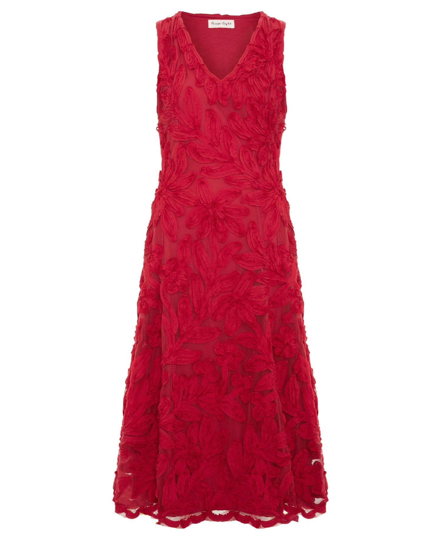 Women's Paloma Floral Embroidered Fit & Flare Dress