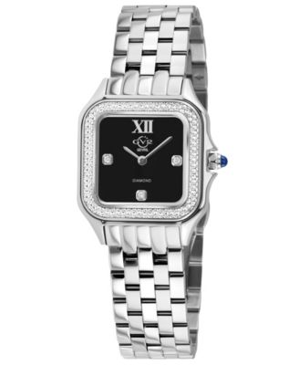 Women's Milan Swiss Quartz Silver Stainless Steel Bracelet Diamond Watch