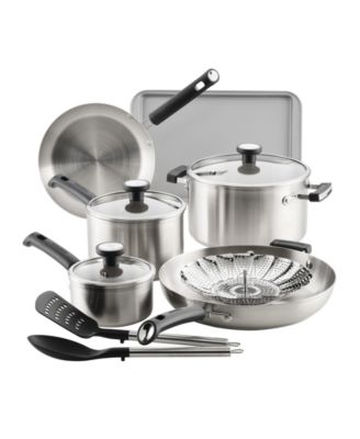 TrueCook Stainless Steel 12-Piece Cookware Set
