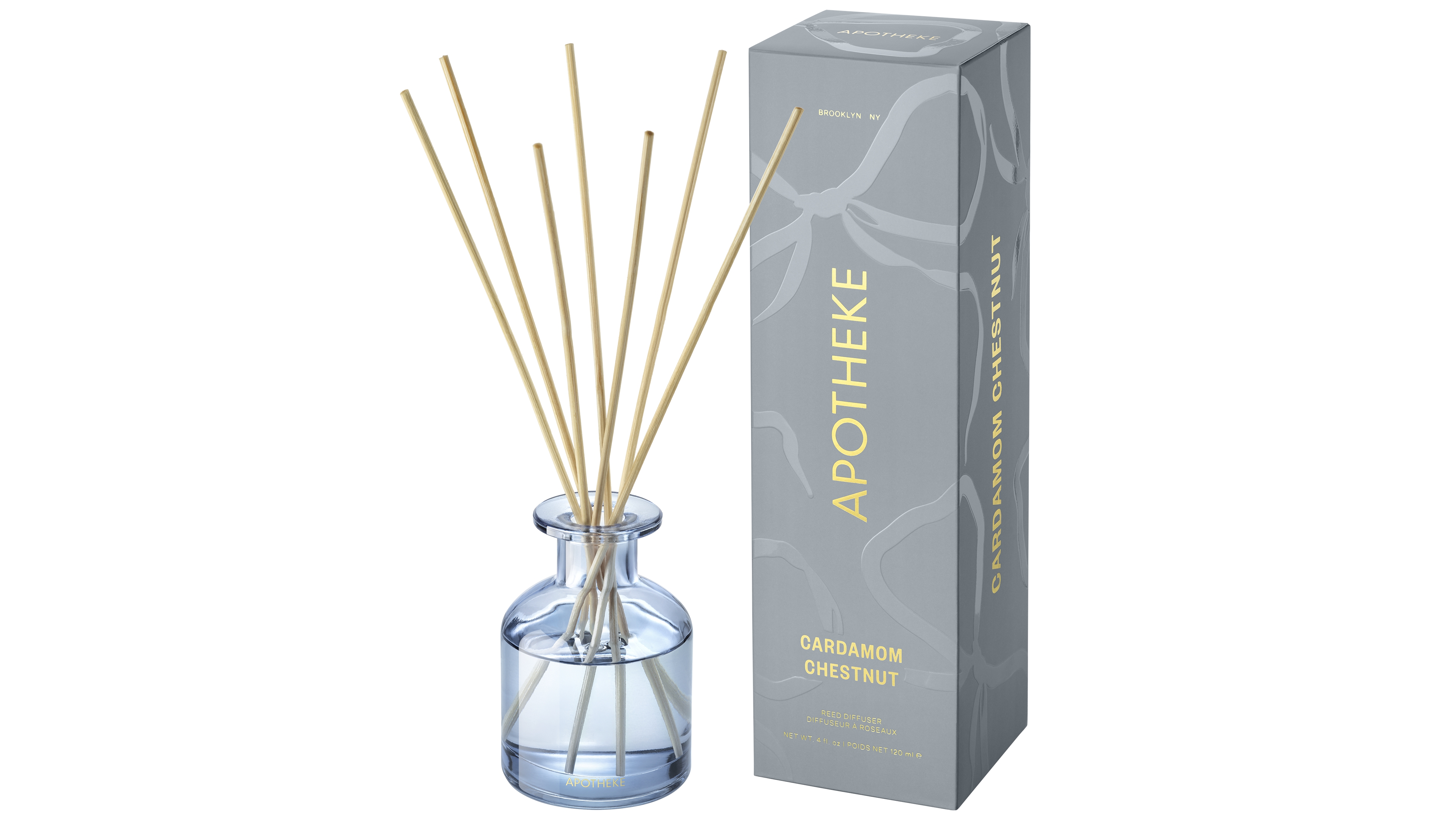 Apotheke Cardamom Chestnut Reed Diffuser, 4 oz.