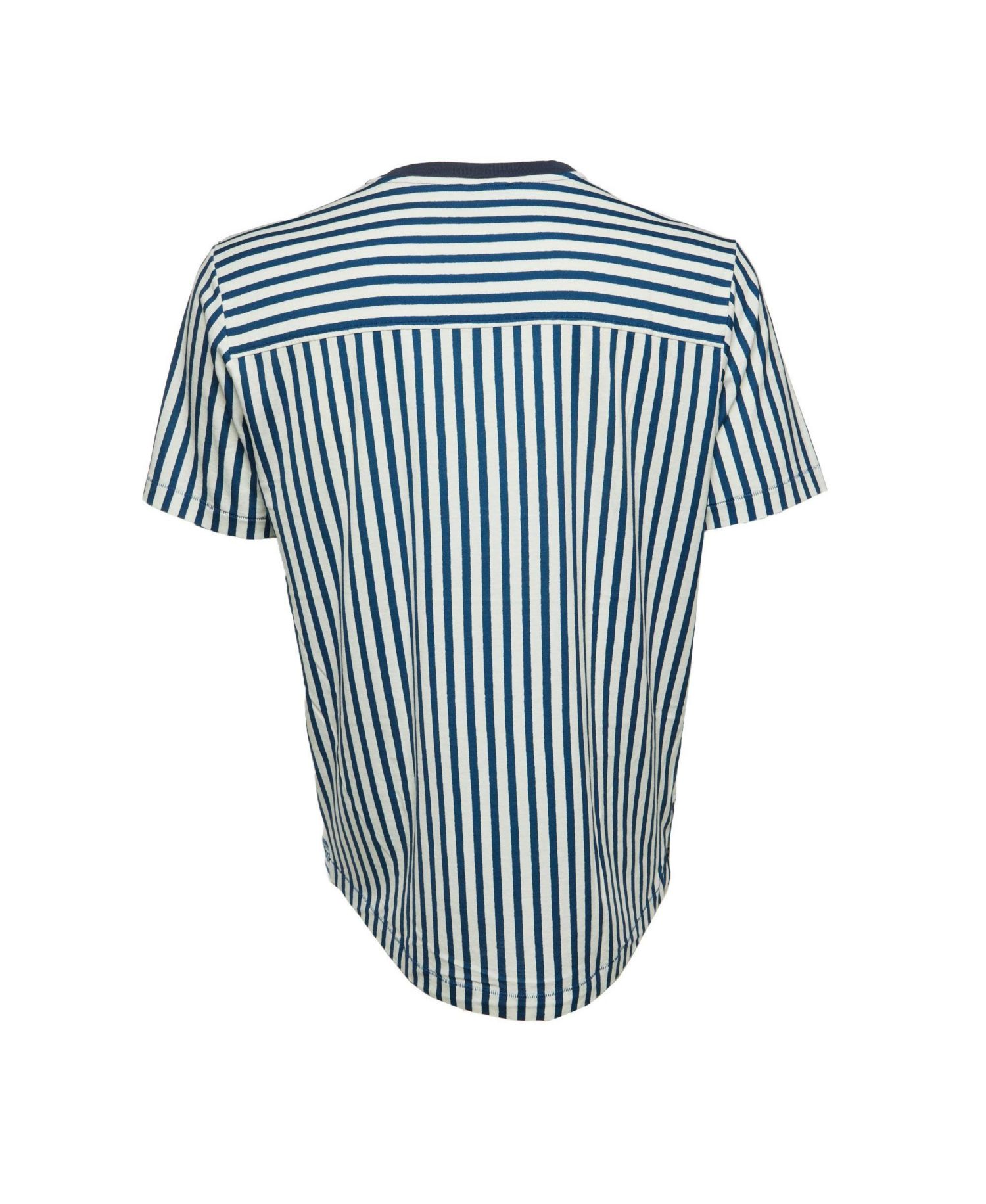 Women's Pre-Owned Dolce and Gabbana Majolica and Stripe Print Cotton T-Shirt