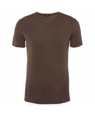 Women's Solid Cotton Knit Crewneck T-Shirt