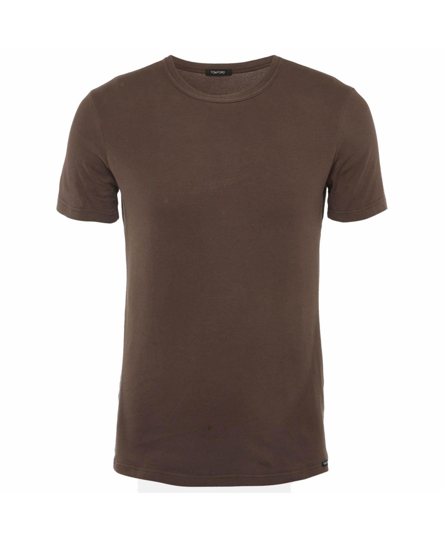 Women's Solid Cotton Knit Crewneck T-Shirt