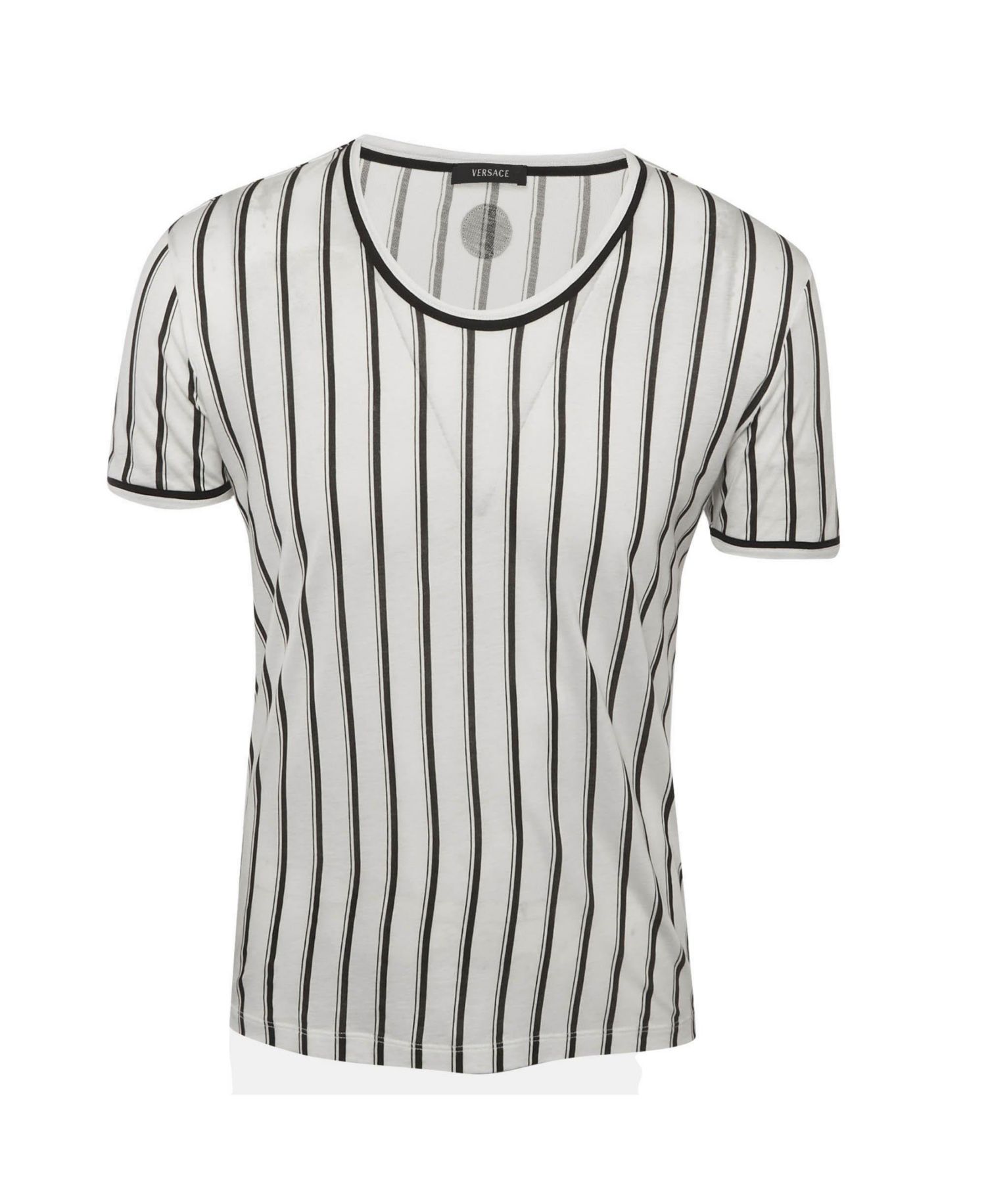 Women's Striped Jersey Scoop Neck T-Shirt