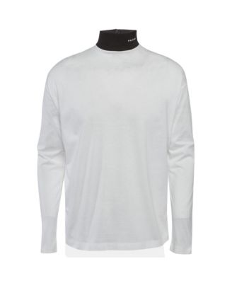 Women's Jersey Logo Mock Neck Long-Sleeve T-Shirt