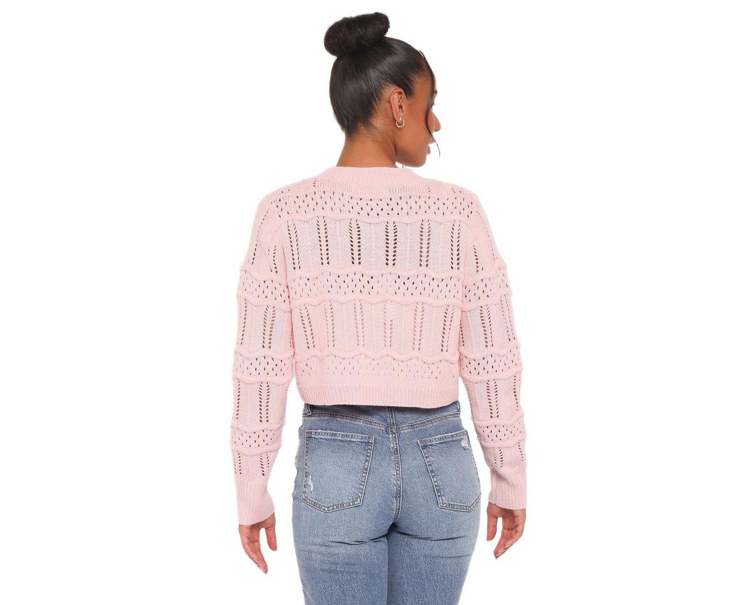 Women's Aidy Crop Button Front Cardigan