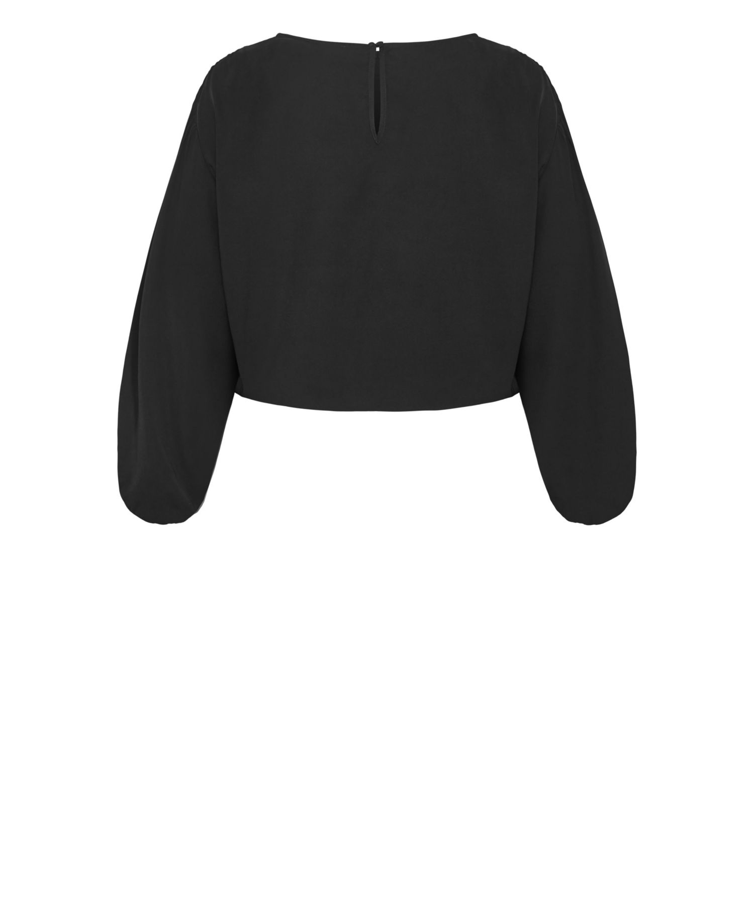 Plus Size Elise Long Sleeve Hem Detail Top