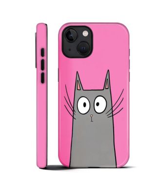 Phone Case Compatible with Apple iPhone Air, 2-Layer Durable, Shy Cat