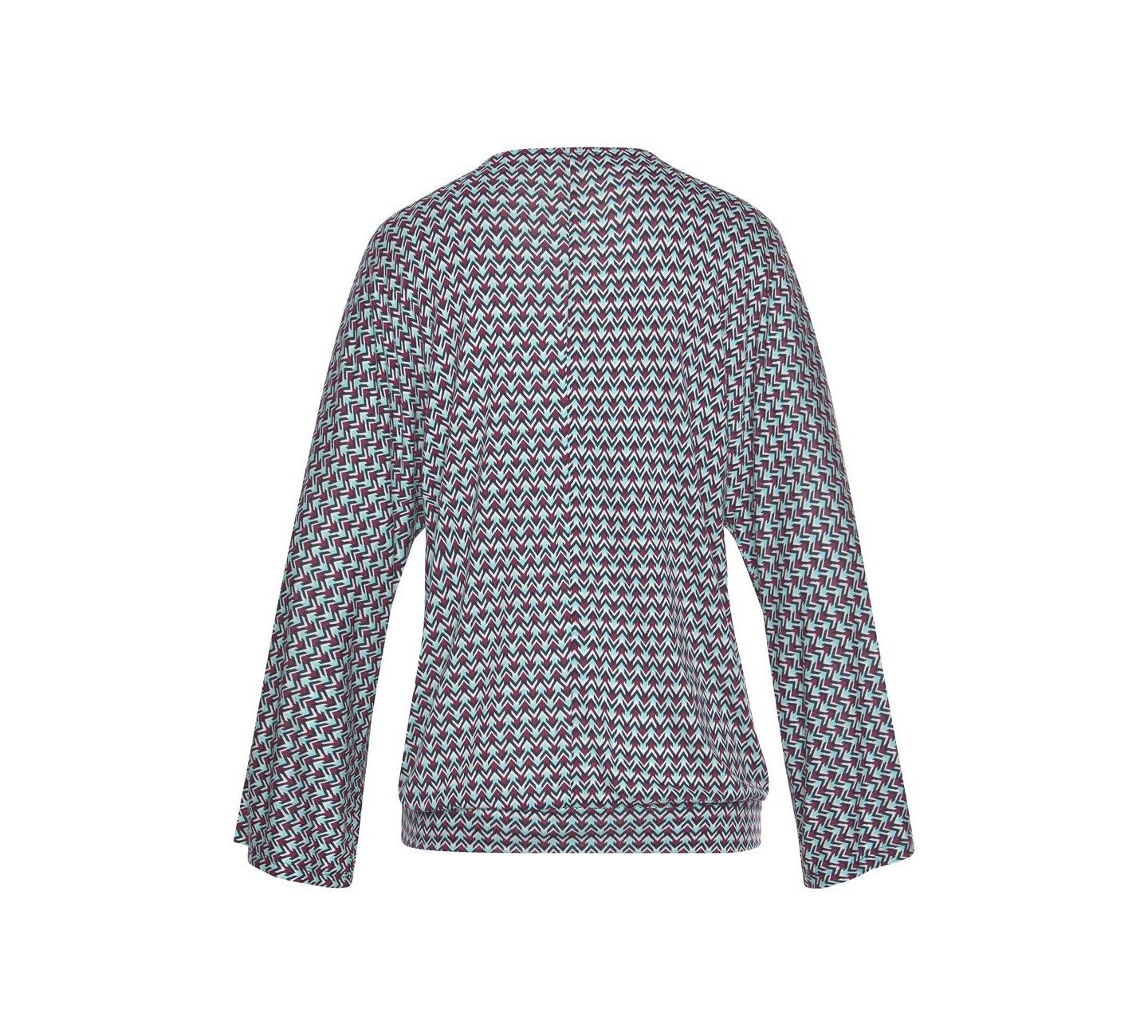 Женский топ Lascana Viscose Printed Flare Sleeve Long-Sleeve — фото 7