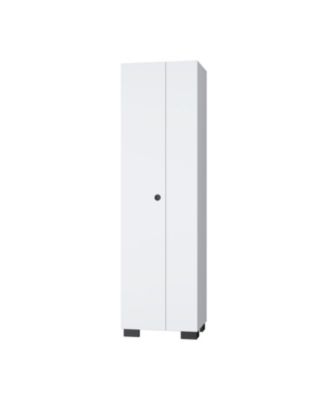 Kingnston Utility Storage Cabinet for Brooms, Cleaning Supplies, and Household Organization