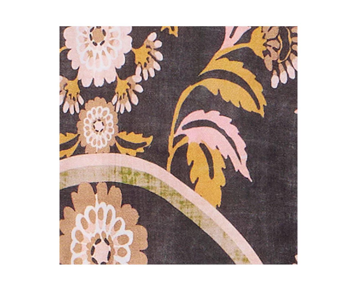 Women's Desert Bloom V-Neck Floral-Print Handkerchief Hemline Maxi Dress