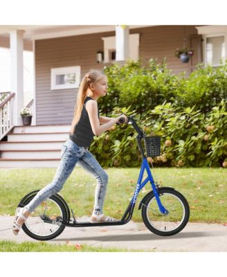 All-Terrain Adjustable Handlebar Kids Kick Scooter, Ages 5-12