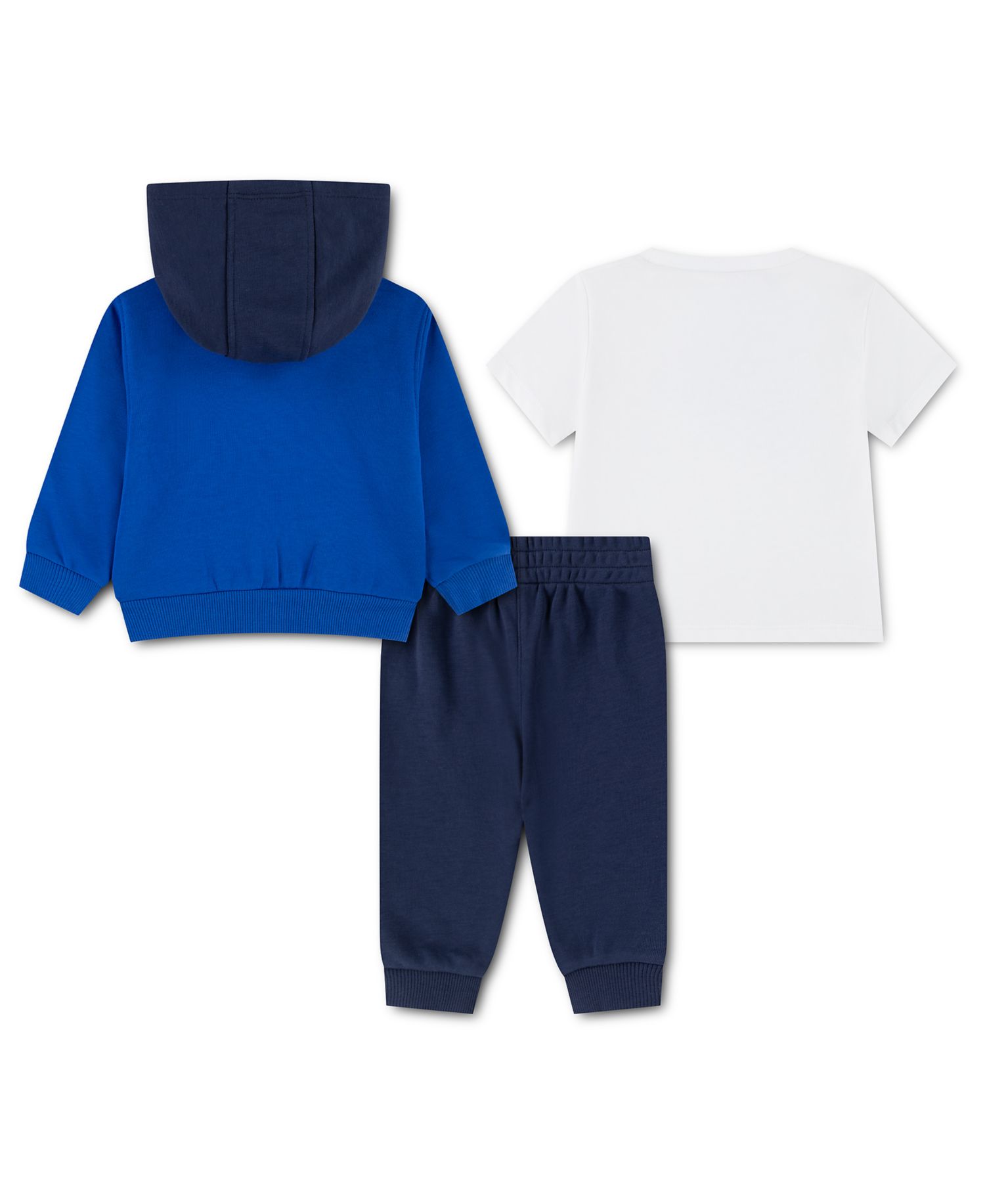 Baby Boys' and Girls' Lifestyle Hoodie, T-Shirt, and Pants, 3-Piece Set