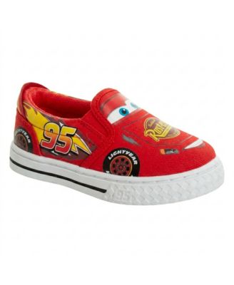 Boy s (7-12) Lightning McQueen Slip-On Canvas Sneakers
