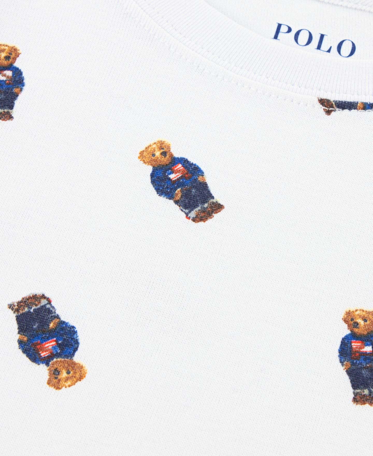 Пижамный комплект, хлопок, 2 предмета — Polo Ralph Lauren, цвет: Белый — фото 3