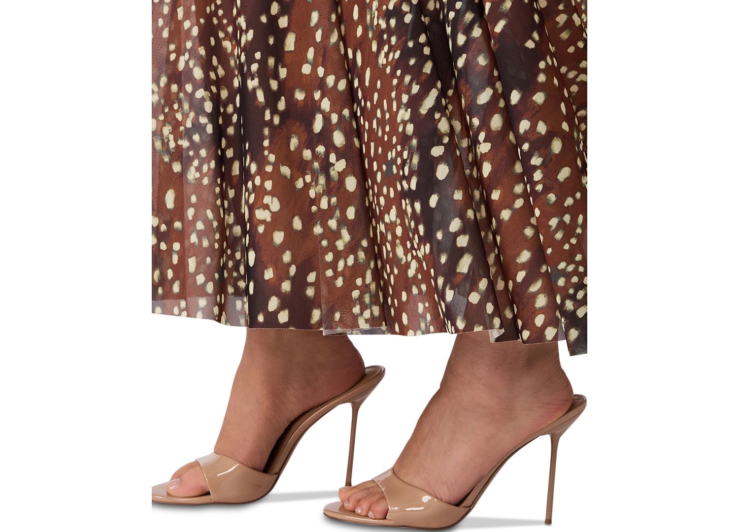 Vivara Mock Neck Long-Sleeve Maxi Dress